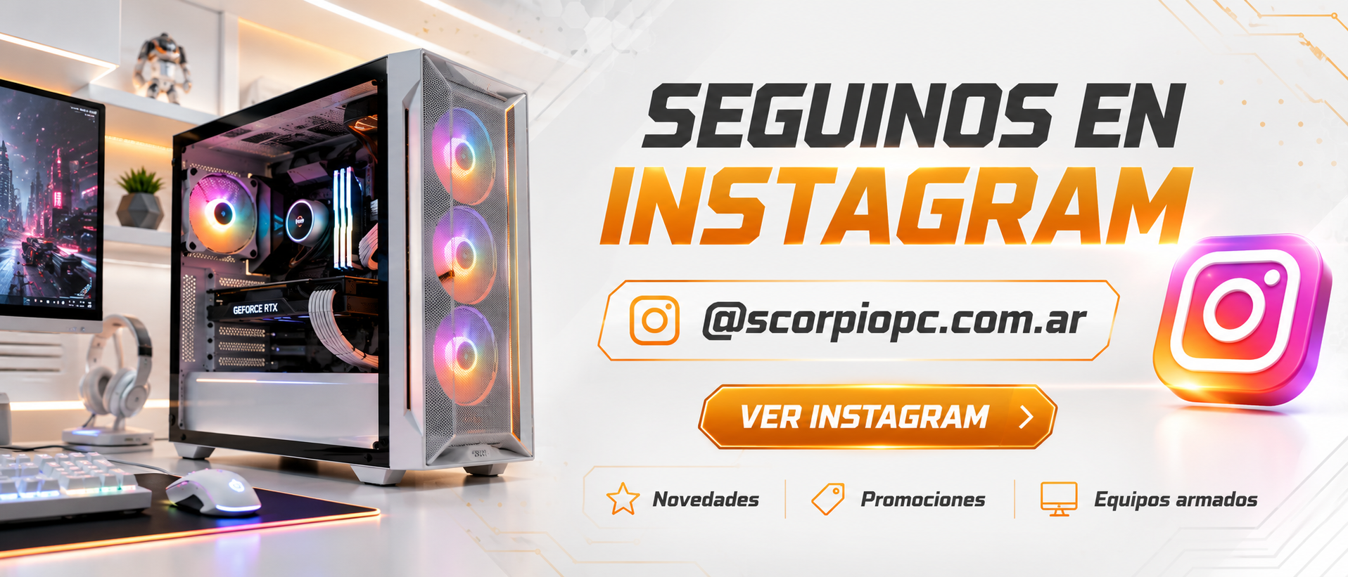 Seguinos en Instagram @scorpiopc.com.ar